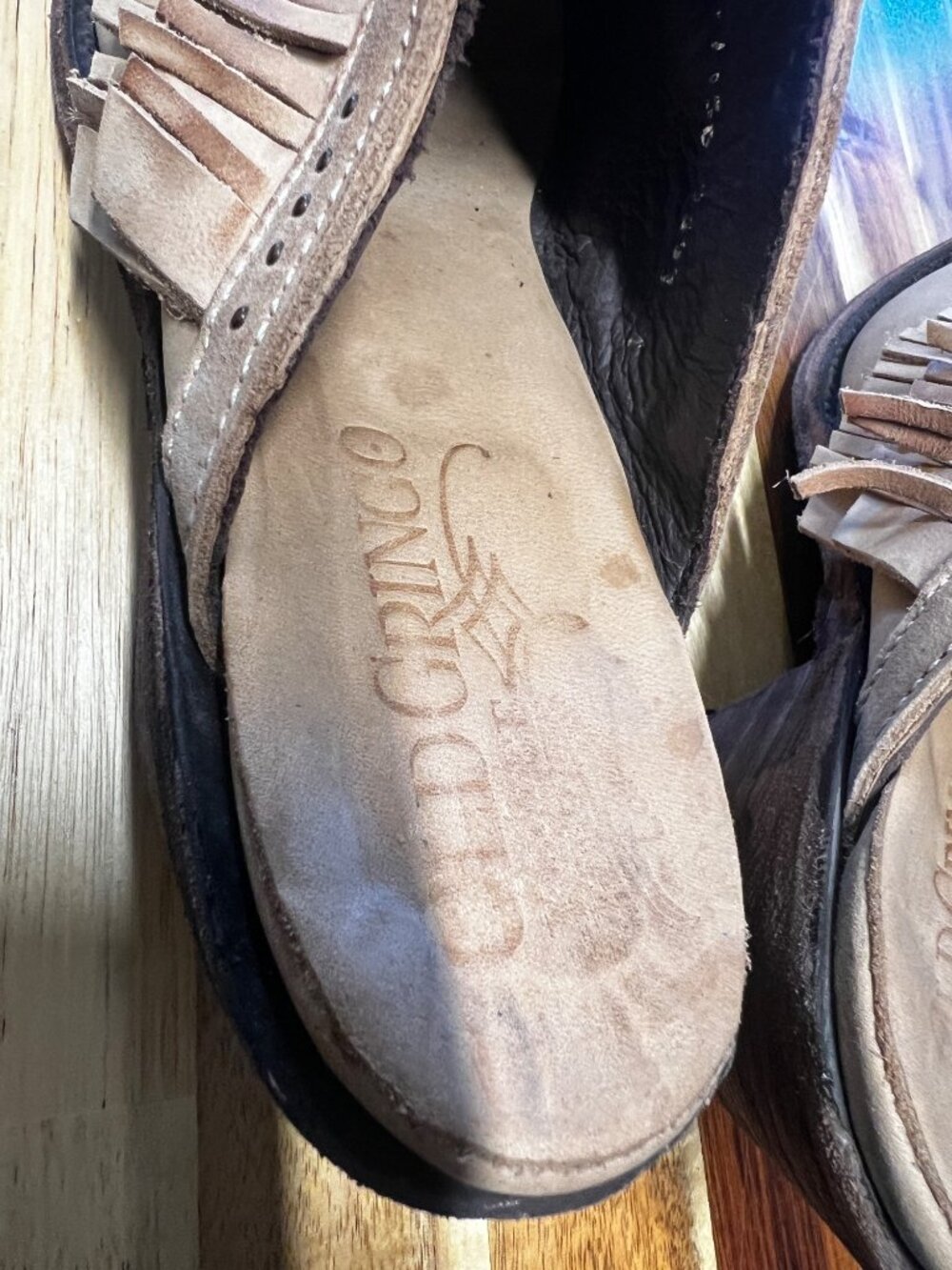 OLD GRINGO mules, size 10.5, leather, fringe, made in Mexico, - Picture 11 of 11